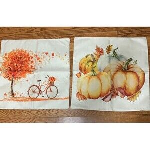 New Set Pumpkin Fall Pillow Decorative Pillows